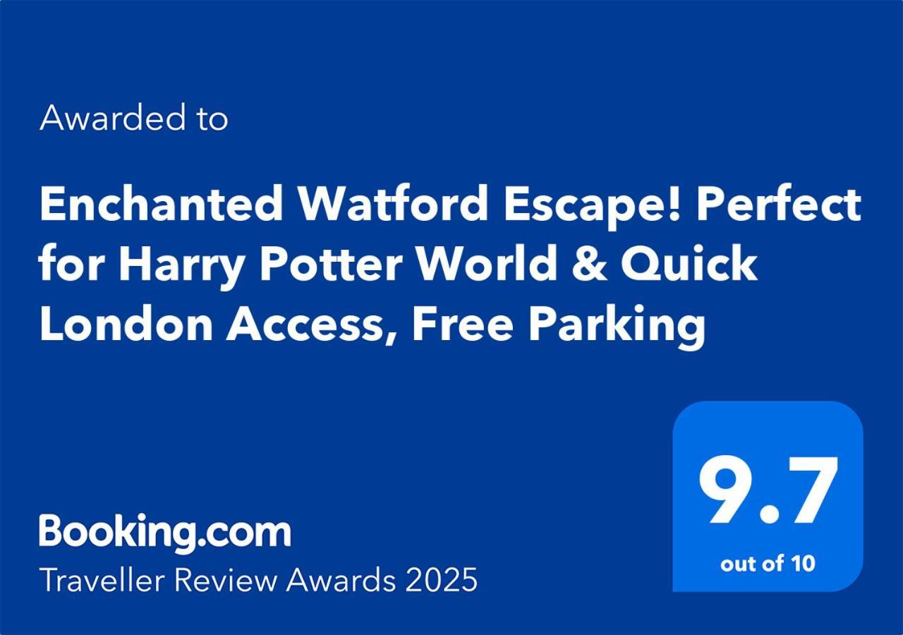 Ideal Family & Business Stay! 2 Min To Station, 10 Min To Harry Potter, 30 Min To London Euston & Free Parking! Watford  Exterior foto